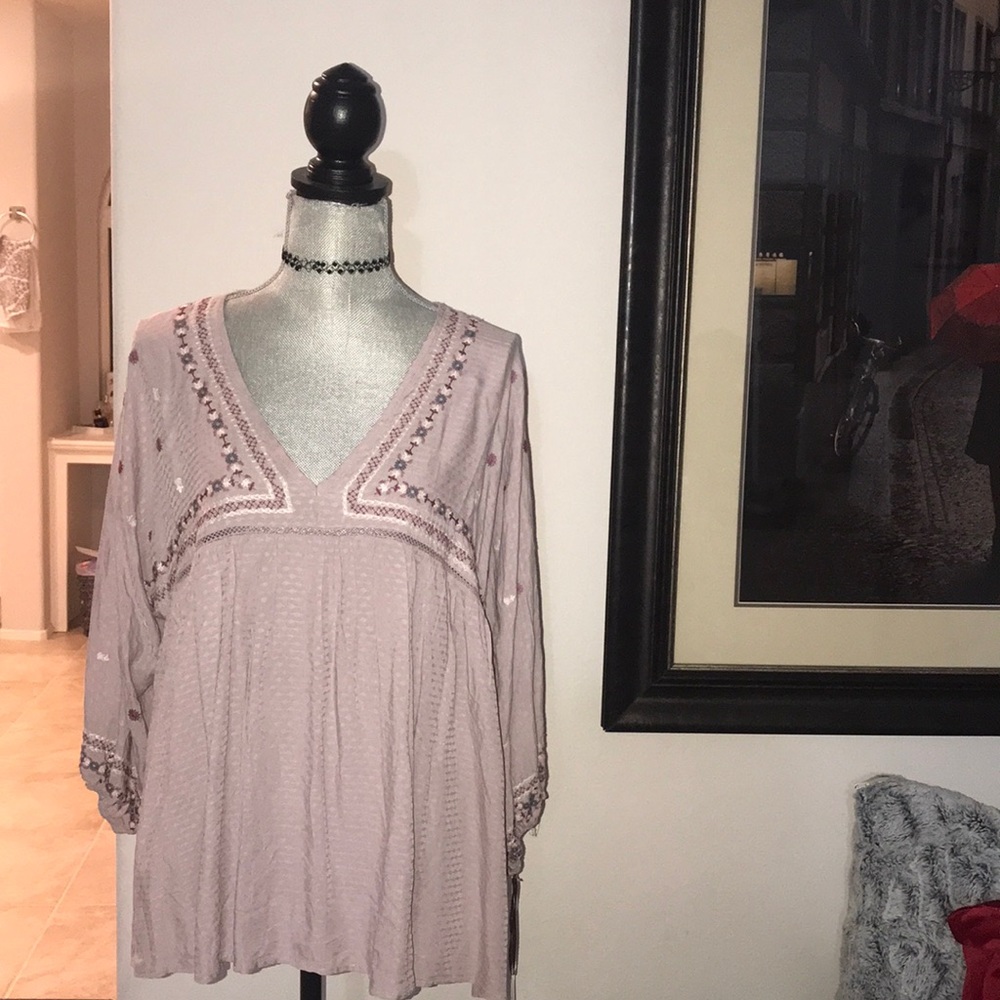 Light pink blouse